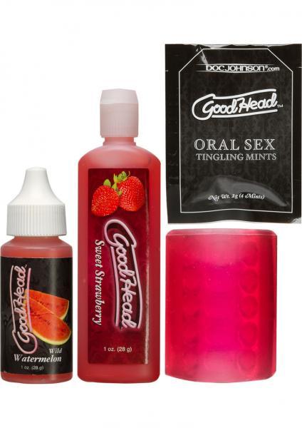 Goodhead Fundamentals The Ultimate Oral Sex Kit Pink Cookies And Heavy D Your Sex Toy Store